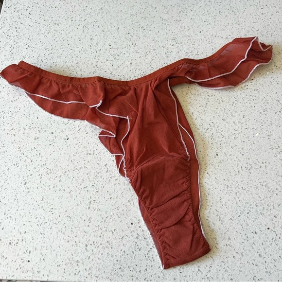 we are hah Other - We Are HAH Bronze Fly Girl Mesh Panty, Women’s Size Extra Large